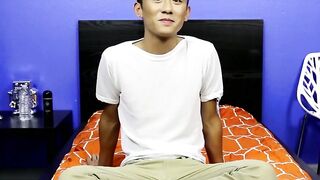BoyObsession.com - Ty Neiman's adorable blond asian twink jerking off fun