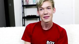 BoyObsession.com - Tyler Thayer's hot solo jerking off performance fun