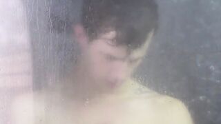 BoyObsession.com - Jasper Robinson's jerking off in the shower fun revealed now