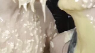 MatureLacey.com - Granny's passionate lesbian makeout and licking session