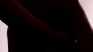 Amateur black dude strips and jacks off his raging cock