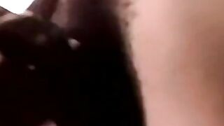 Amateur black dude strips and jacks off his raging cock