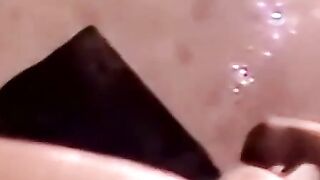 Amateur black dude strips and jacks off his raging cock