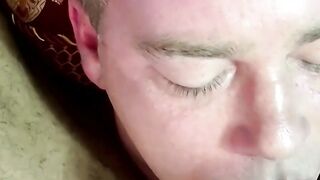Hung tattooed thug cock sucked by a deviant homosexual