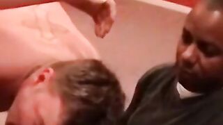 Old and young amateur group cock sucking party with gays