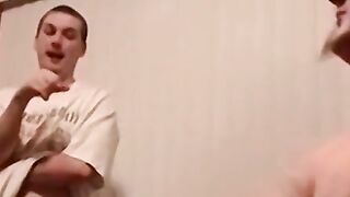 Old and young amateur group cock sucking party with gays