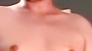 Gay amateur enjoys his free time by masturbating hard