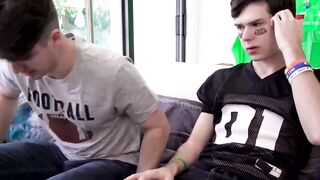 SayUncleNetwork.com - Taboo rimming between twink stepbrothers ends in bareback actio