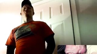 JoeSchmoeXXX.com - Big Rick's massive uncut cock gets worshipped on live cam