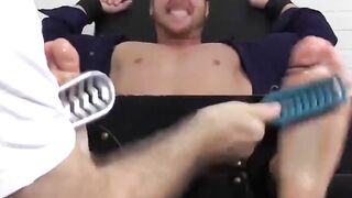 MaleFeetXXX.com - Frey's tickle session leaves him squirming with pleasure