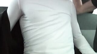 BoyDesire.com - Sexy twinks' hardcore threesome tag team in the back seat