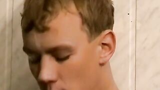 Sweet Roma pulled out his dick and massaged it passionately for his solo smoking sess