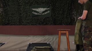 Frank Bauer and Gabriel Chiappe are all horned up and fuck each other