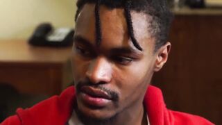 Experienced black stud Hakunabad teaches his newcomer friend Jaylen Rebel the ropes