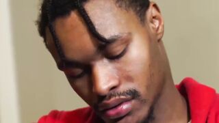 Experienced black stud Hakunabad teaches his newcomer friend Jaylen Rebel the ropes