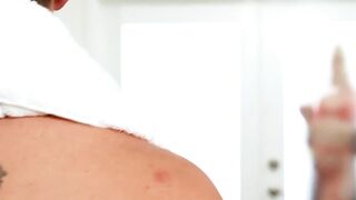 Hot petite masseuse Charlotte Sins takes good care of her client