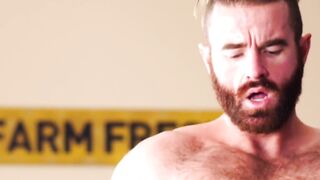 FuckThatHole.com - Hairy hunk Brendan Patrick bareback butt fucked by big latino cock