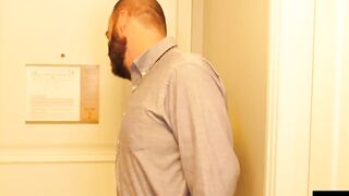 HardcoreBears.com - Older bear wanking off before feasting and riding raw cock eagerl