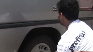 MachoIO.com - Muscular Latino's smooth ass mercilessly barebacked
