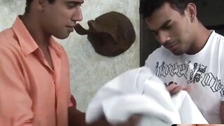 MachoIO.com - Muscular Latino's smooth ass mercilessly barebacked