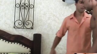 MachoIO.com - Muscular Latino's smooth ass mercilessly barebacked