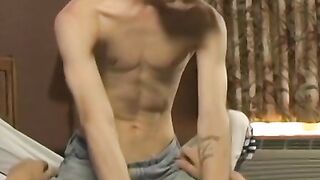 Petite boy Tyler Berke ass drilled by hung inked boyfriend