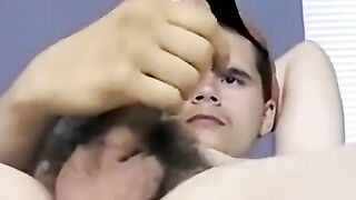 JoeSchmoeXXX.com - Straight guy Bruce pumps out a massive load of hot cum