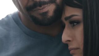 Skinny Tgirl gets home crying and analed by stepdad