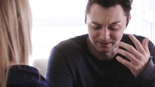 Gorgeous babe choked in this hardcore maledom fantasy