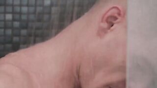 MaskXXX.com - Big dicked jock takes a shower before taking a stroke with pleasure