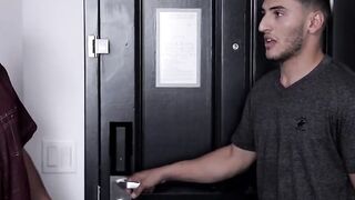 RawNextDoor.com - Aden Davinci rides Johnny Riley's hung top cock with wild abandon