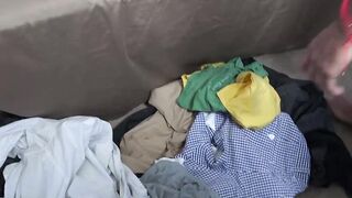 Brown skinned latino beauty roomate fuck