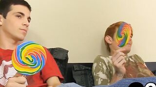 Young gay Preston Andrews sucking big cock before pounding