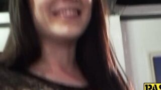 Busty Samantha Bentley pounded hard ends with jizz in mouth