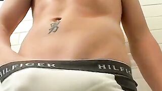 TwinkUndie.com - Waking up in the hottest pair of undie briefs and his uncut cock