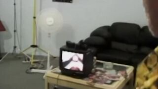 Big tits hottie analpounded balls deep in classic video