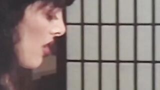 Submissive lesbian gagged and spanked by domina