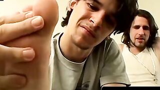 ToesXXX.com - Stud's foot fetish jerk off and intense raw ass fucking passion