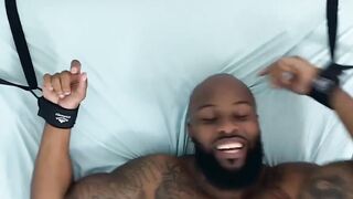Hunky Dallas woke up on the tickle table and got his feet and armpits tickled by a ha