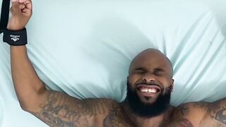 Hunky Dallas woke up on the tickle table and got his feet and armpits tickled by a ha
