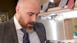 PlayingMen.com - Classy jock gives wet fellatio before being pounded with intense thr