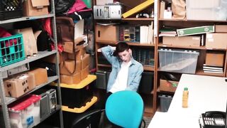 BoyPunish.com - Security guard's raw, hard bareback with a cute twink perp in a hot,