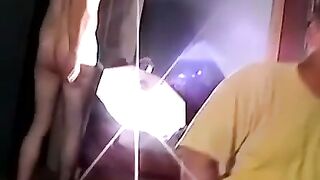Mature homo sucks amateurs cock to help him cum faster