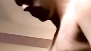 Real amateur homo gets a blowjob until shooting a cumload