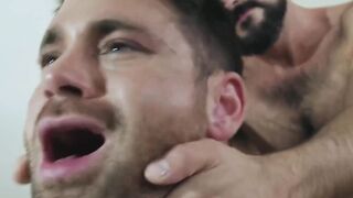 DisruptiveMovie.com - Muscular Beau Butler worships bearded Mason Lear's sweaty feet
