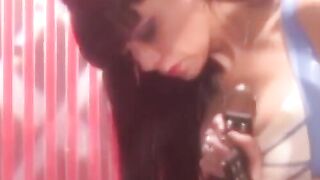 PussyCatsLatex.com - Lesbian dominatrix's latex sub toying session