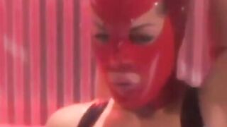 PussyCatsLatex.com - Lesbian dominatrix's latex sub toying session