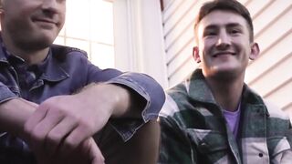 Bigdicked Colton Fox and Cole Blue engage in savage ass fucking and blowjobs