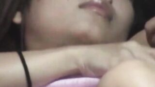NipponSexTV.com - Japanese lady orgasms during solo masturbation