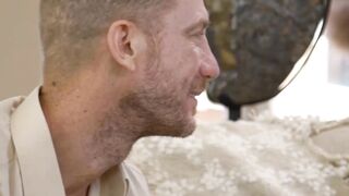 Dirty babe Anna Claire Clouds bends down to get drilled by Ryan Mclane